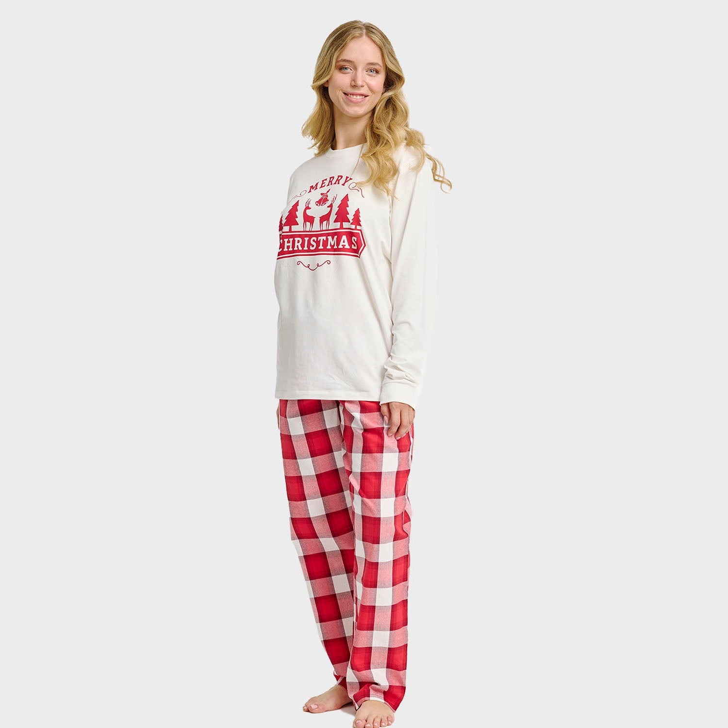 The Merry Christmas pysj-topp – Dame